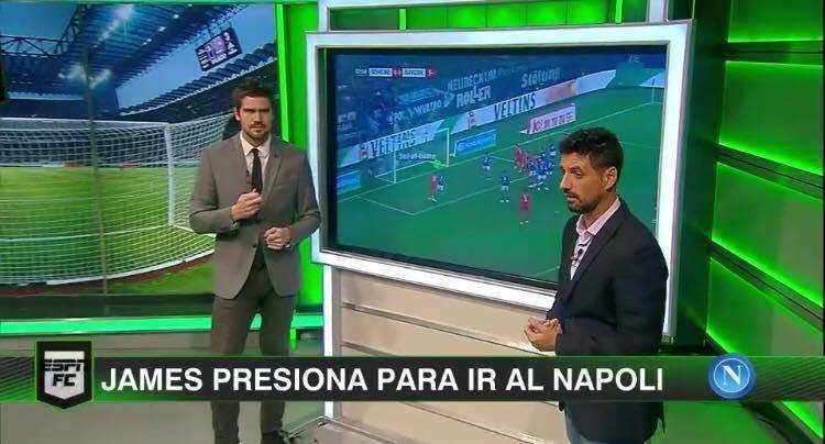 Dalla Colombia, Espn - James preme per il Napoli: con Ancelotti la giusta collocazione, le ultime