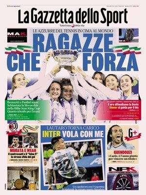 Gazzetta: "Lautaro torna carico: Inter, vola con me"