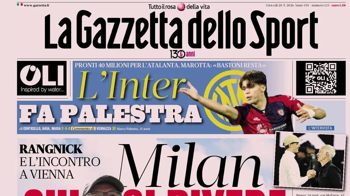 Nuovo allenatore, Gazzetta dello Sport: "Italiano o Allegri, volatona Napoli"