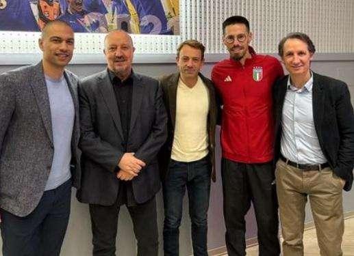 Reunion azzurra: Benitez e quattro ex a Coverciano
