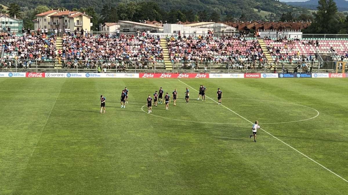 RILEGGI LIVE - Castel di Sangro, day 13: esercitazione tattica e mini-partitella. Out Meret!