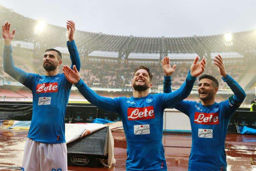A segno i tre tenori più Hamsik: c'è solo un precedente che ha visto in gol tutti e quattro
