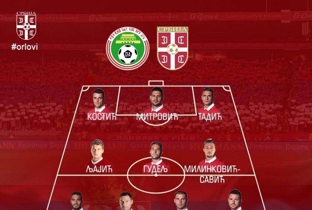 GRAFICO - Serbia impegnata contro la Cina: confermata l'esclusione per l'infortunato Maksimovic