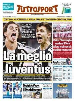 Tuttosport su Yildiz e Conceicao: "La meglio Juventus"