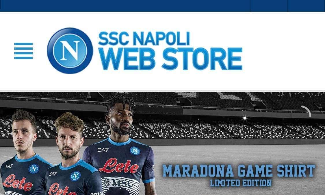 FOTO - Maglia Diego, in 3 ore già sold-out sullo store della SSCNapoli