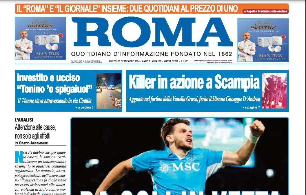 Il Roma: "Da soli in vetta"