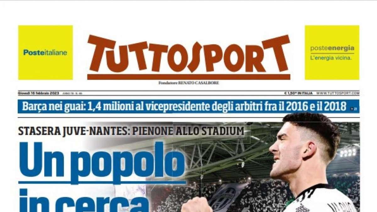 PRIMA PAGINA - Tuttosport: “Un popolo in cerca di rivincita”