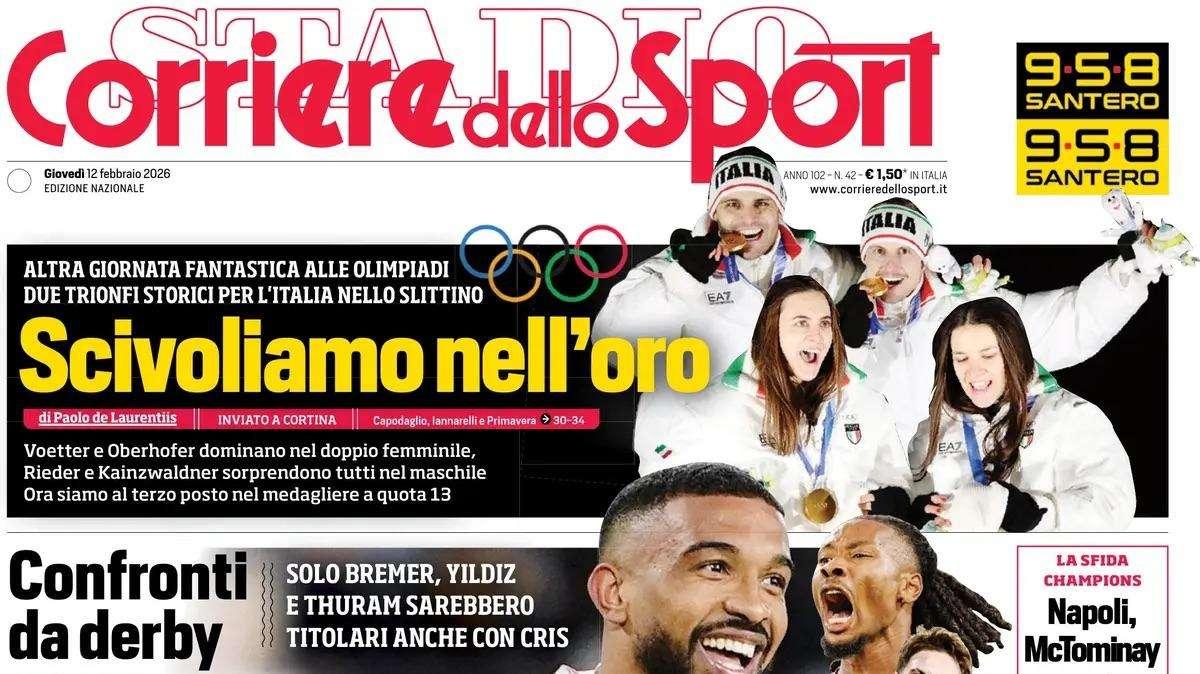 Corriere dello Sport: "Napoli, McTominay punta la Roma"