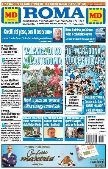 PRIMA PAGINA - Il Roma: "Il Maradona vuole esultare"