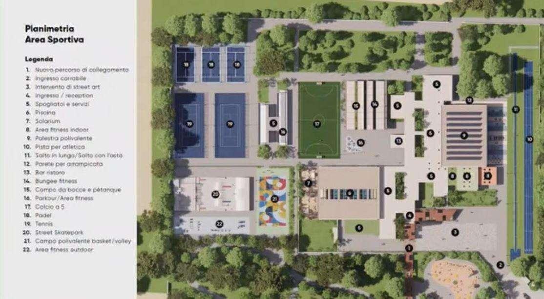 Caivano, presentato in Governo il progetto di riqualificazione del centro sportivo Delphinia