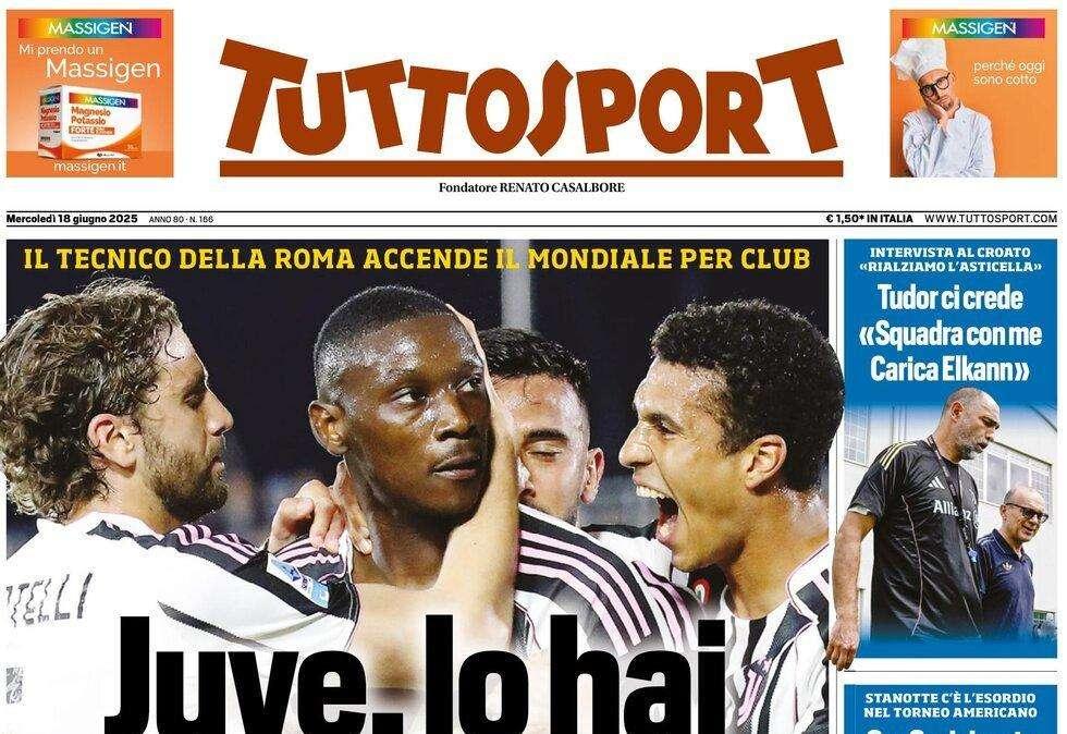 "Juve, lo hai sentito Gasp?": Tuttosport commenta il rifiuto (dopo quello di Conte)