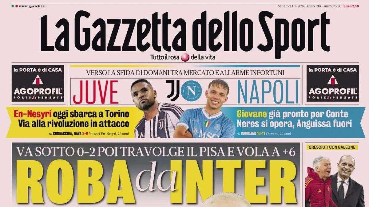 Gazzetta dello Sport: "Giovane già pronto per Conte. Neres si opera, Anguissa..."