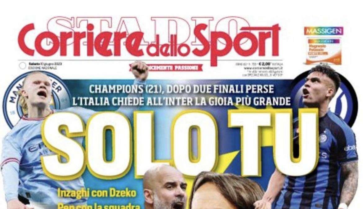 PRIMA PAGINA - Corriere dello Sport: “Niente Napoli: Italiano non tradisce”
