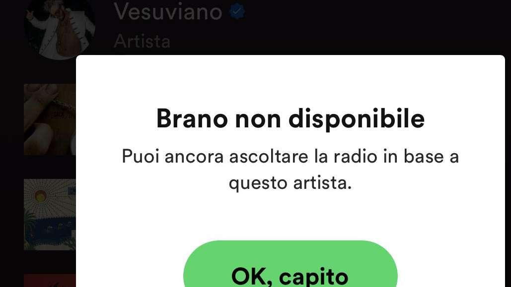FOTO - "Vesuvio erutta, tutta Napoli distrutta”, segnalazioni hanno funzionato: Spotify rimuove canzone