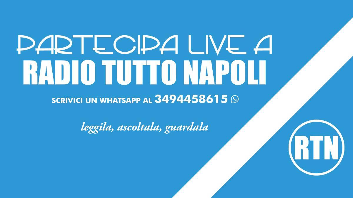 L’addio di Conte! Siamo live su Radio Tutto Napoli: scrivici o chiamaci live!