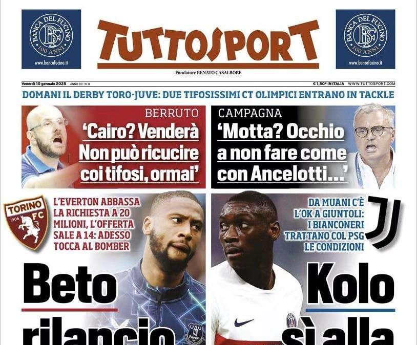 Tuttosport sul Napoli: "Mani Psg su Kvara. E rischio penalizzazione!"