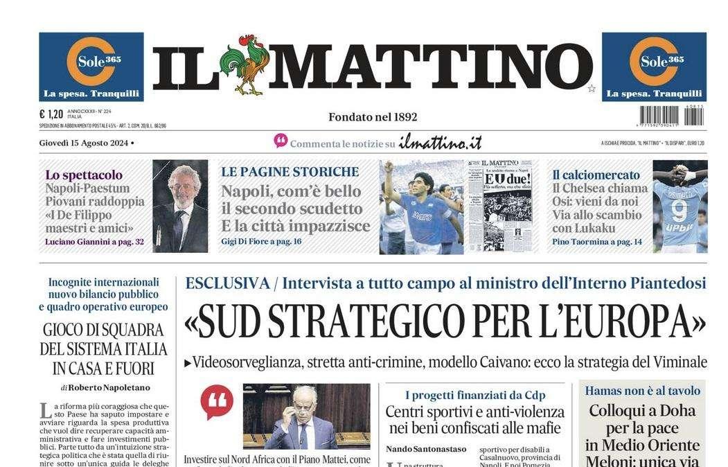 Il Mattino: "Il Chelsea chiama Osi: vieni da noi. Via allo scambio con Lukaku"