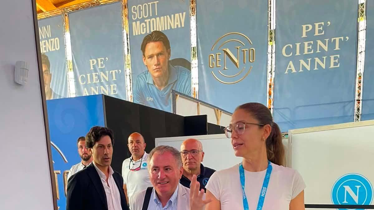 Ritiro Castel di Sangro, inaugurato il museo della storia azzurra: presente Valentina DL