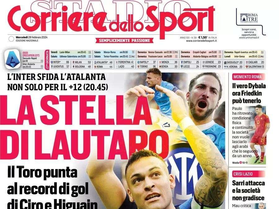 PRIMA PAGINA - Corriere dello Sport: "Calzona non ha dubbi"