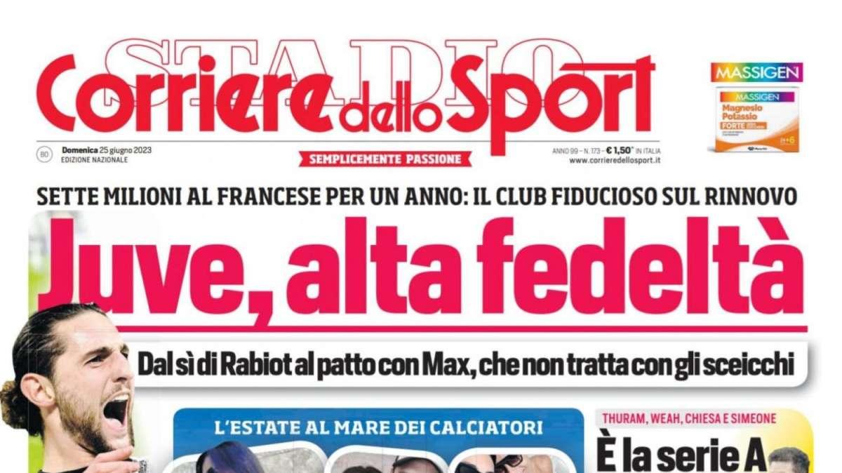 PRIMA PAGINA - CdS: “Kim agita Napoli: il Bayern prepara i 50mln della clausola"