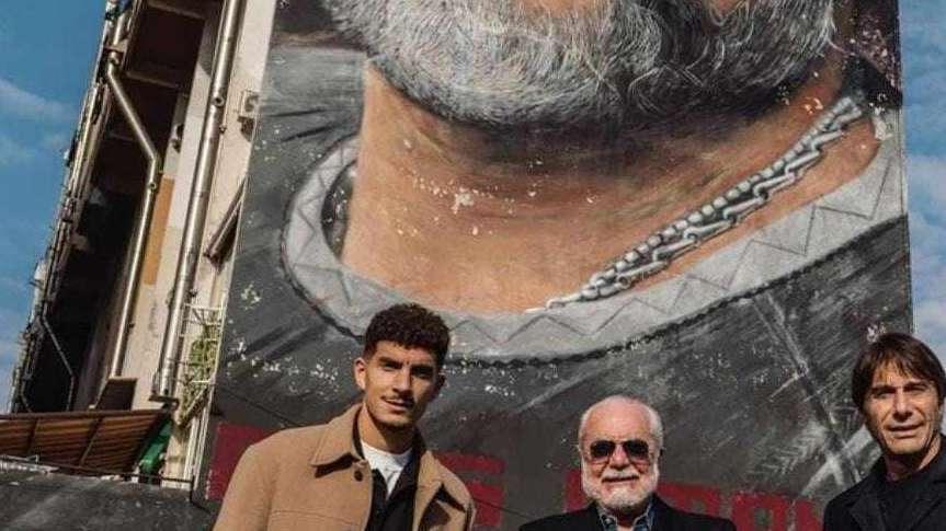 ADL, Conte e Di Lorenzo in omaggio a Maradona: la visita ai luoghi simbolo