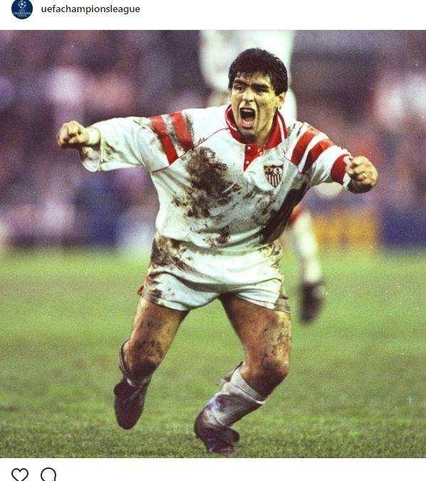 Clamorosa gaffe della UEFA: "Maradona eroe di Siviglia e Barcellona". Poi la correzione...