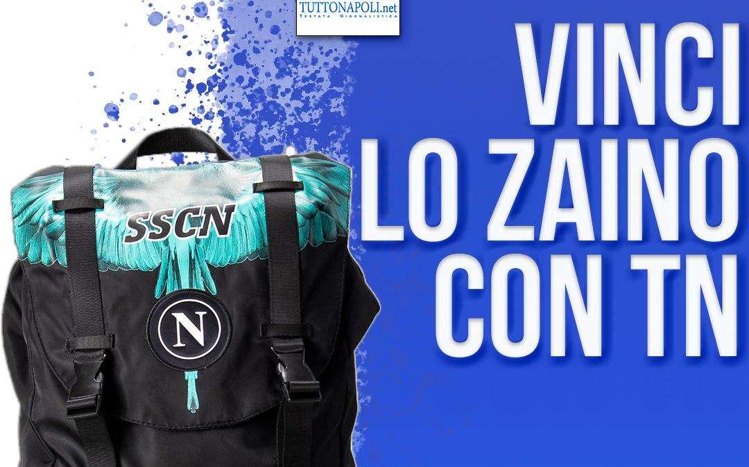 Ultime ore: vinci lo zaino del Napoli griffato Marcelo Burlon, scopri come con TN!