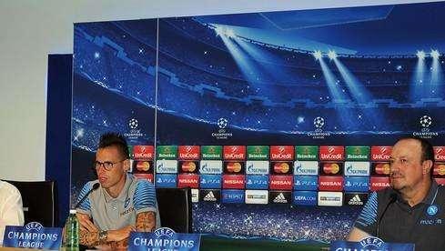 RILEGGI LIVE - Benitez: "Sfida chiave per il club, ma progetto avanti in ogni caso. Mercato? Anche senza Champions". Hamsik: "Faremo sentire all'Athletic il fattore campo"
