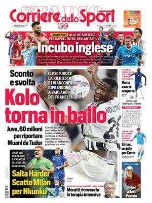 Corriere dello Sport: "Elmas, un jolly per Conte. Hojlund a oltranza"