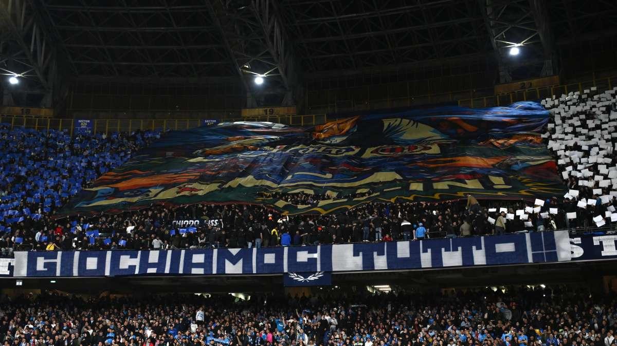 "Giochiamoci tutto!", i tifosi ci credono: gli scatti della coreografia in Curva A