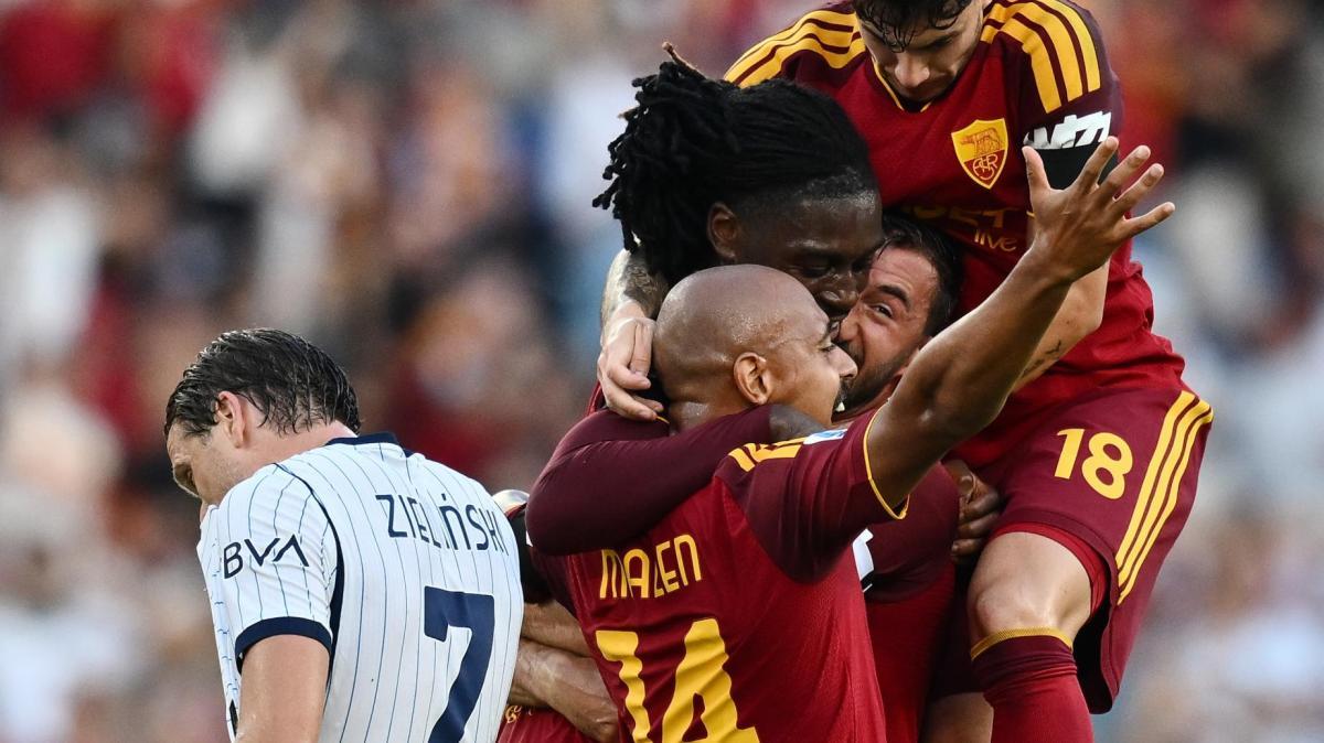 Roma-Inter, che show! Gasp parte a razzo, Chivu rimonta di nuovo: finisce 2-2