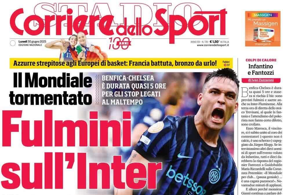 Nuovo bomber per Conte, Corriere dello Sport: "Lucca o Núñez, il Napoli sceglie"