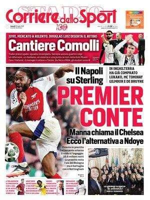 Corriere dello Sport: "Napoli su Sterling. Manna chiama il Chelsea"
