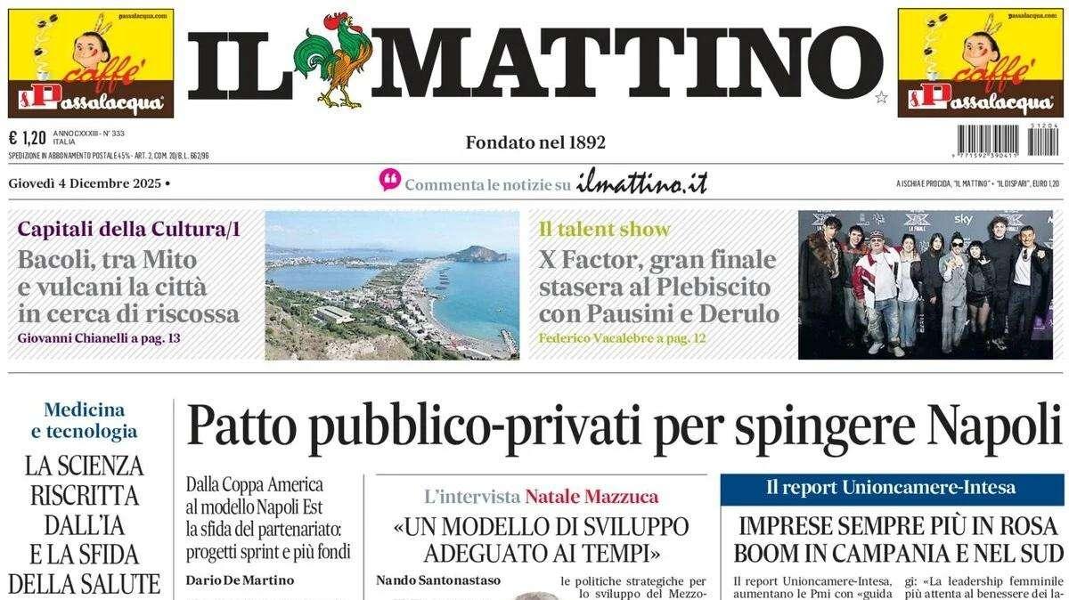 Il Mattino: "Maratona al Maradona: avanti dopo dieci rigori"