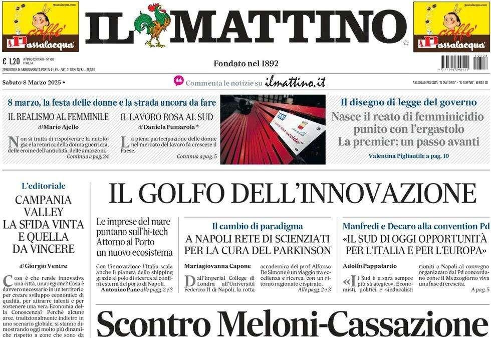 Il Mattino: "Uno scudetto per quattro. E' un nuovo campionato"