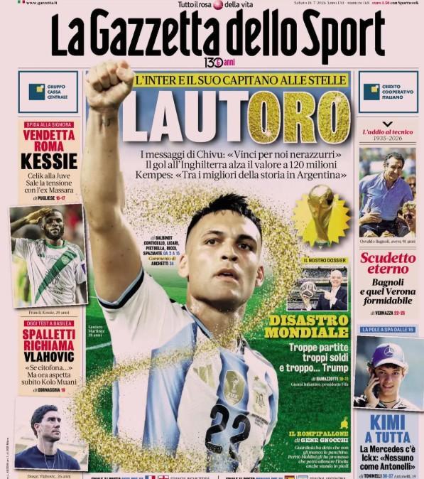 Tensione Roma-Juventus! La Gazzetta dello Sport: "Vendetta Kessié"