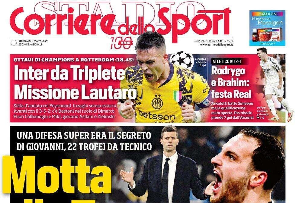 Corriere dello Sport: "Effetto Conte, Napoli infinito" 