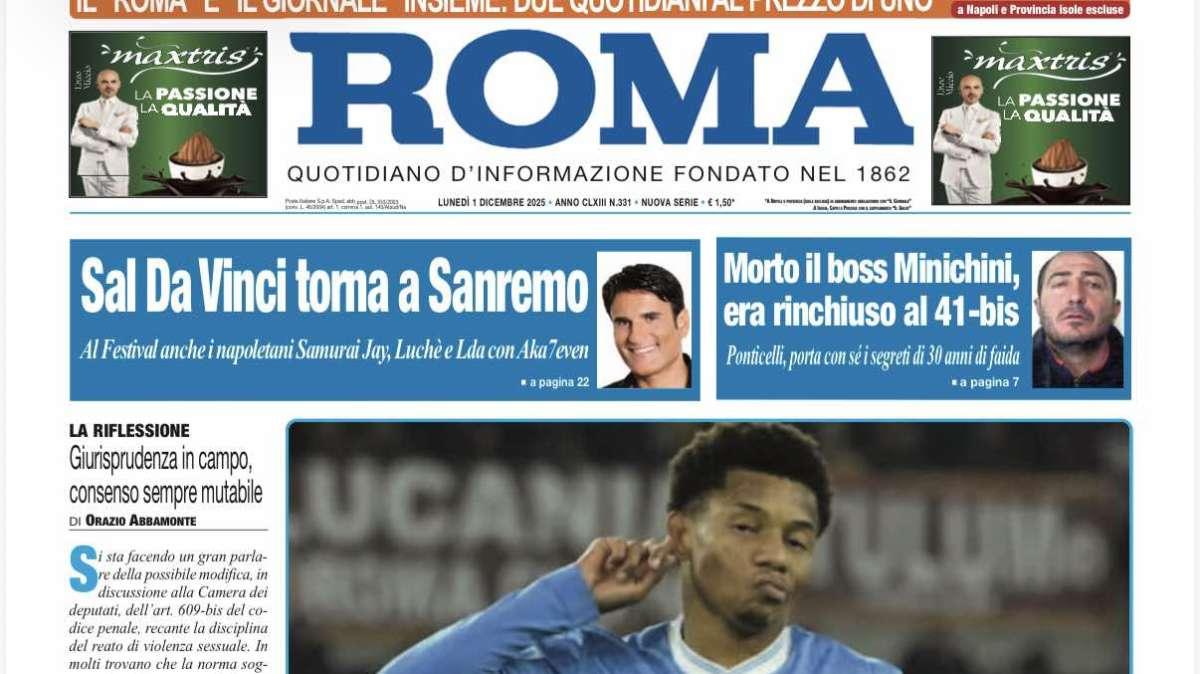 Il Roma: "Napoli Capoccia"