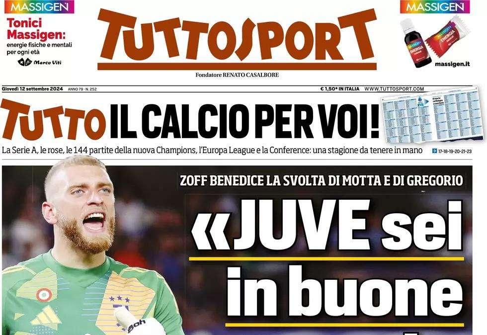 Tuttosport: "Riecco lo stadio pieno di Toro"