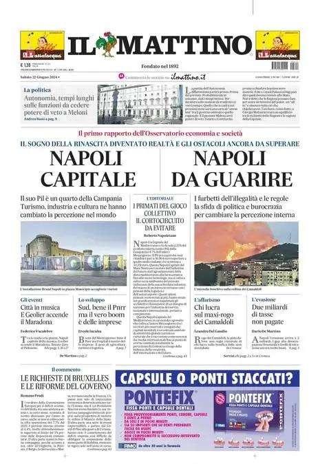 Il Mattino: "Il Napoli si blinda, Buongiorno e non solo"