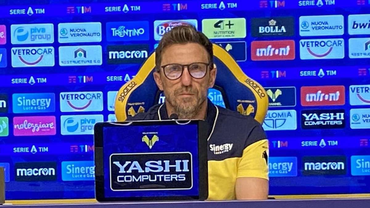 Frosinone, Di Francesco in conferenza: "Per le forze in campo e il coraggio meritavamo anche di vincere"