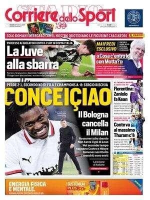 Corriere dello Sport: "Napoli-Inter, Conte va al massimo. Thuram c'è"