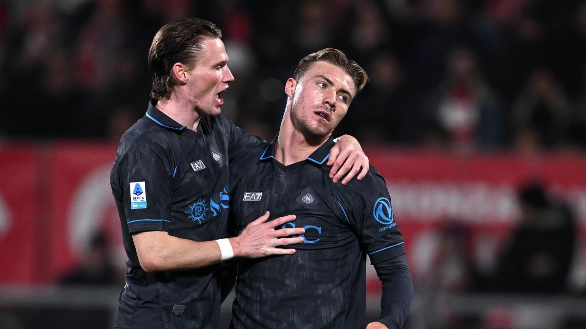 Si sblocca Hojlund! Napoli avanti a Monza dopo 10'!