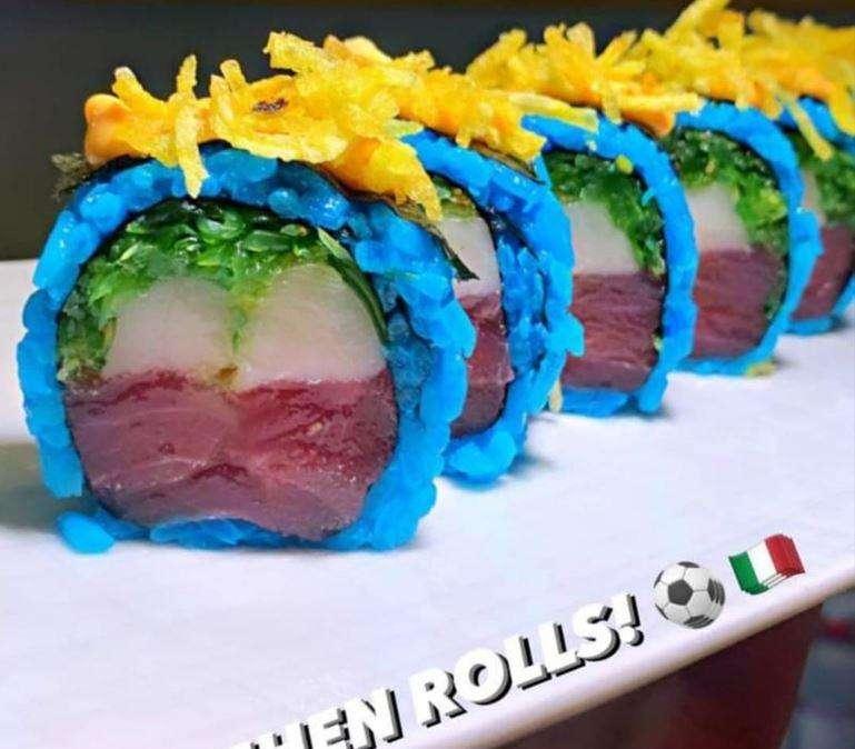 FOTO - Osimhen diventa anche sushi! Geniale trovata di un ristorante giapponese