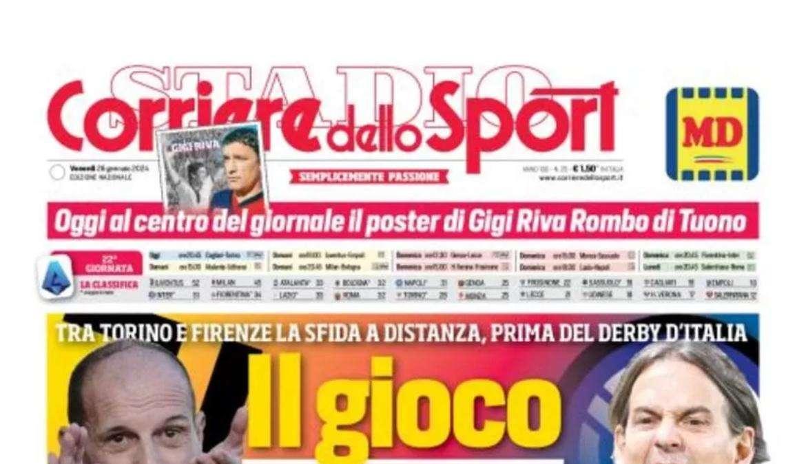 PRIMA PAGINA - Corriere dello Sport: “Arriva anche Perez. Il Napoli è rifatto”