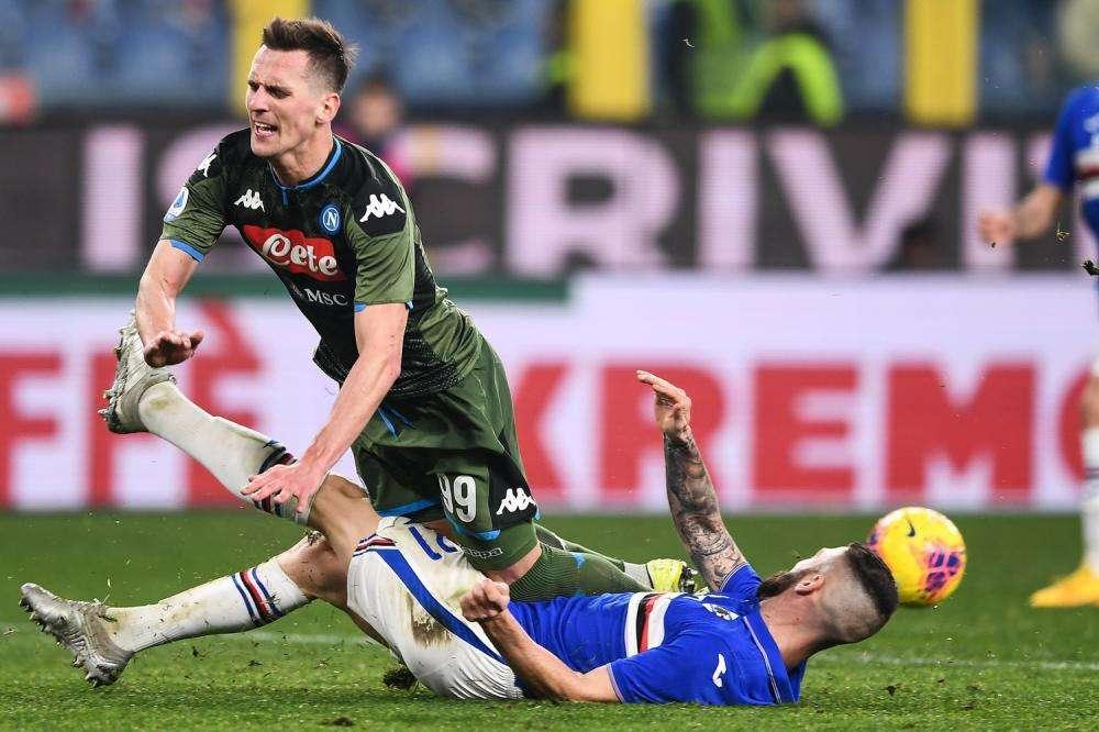 Milik a Tiki Taka: "Siamo sulla strada giusta!", poi il siparietto con Ordine: "Piatek? Non faccio il ds..."