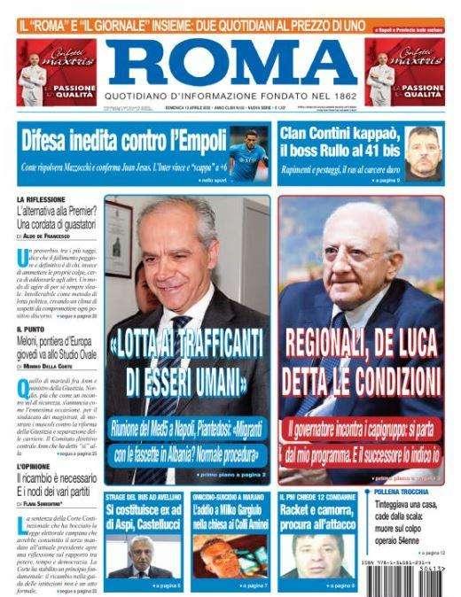 Il Roma in taglio alto: "Difesa inedita contro l'Empoli"