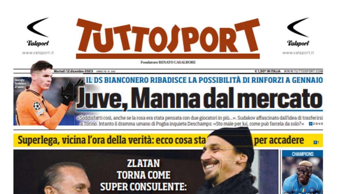PRIMA PAGINA - Tuttosport: “Napoli al bivio e Osimhen va in Marocco...”