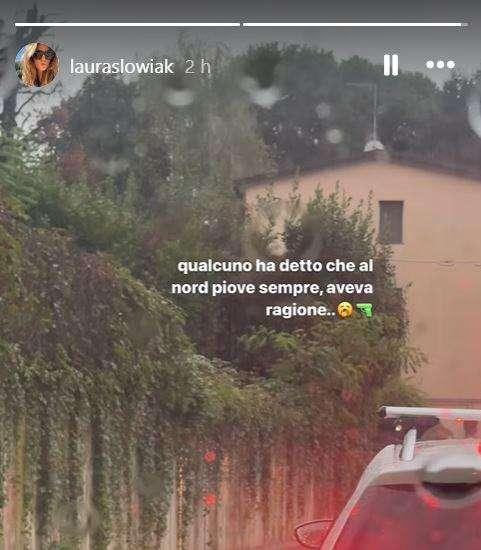 Lady Zielinski e la pioggia di Milano: "Al nord piove sempre, avevano ragione"