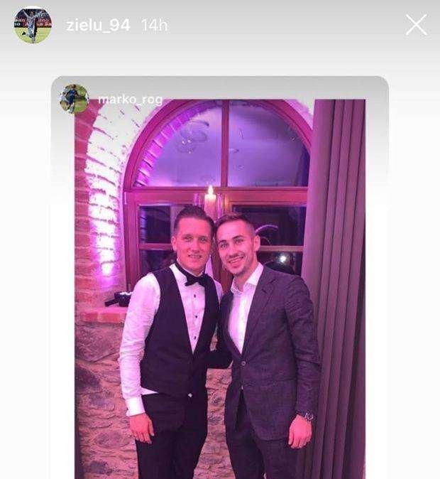 FOTO - Matrimonio Zielinski, anche Marko Rog presente alla festa di Piotr e Laura
